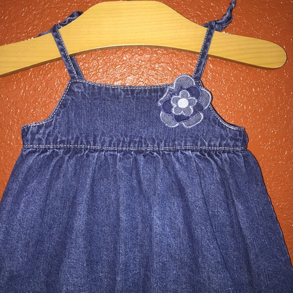 Genuine Baby Dresses Genuine Baby Jean Dress Lace Ruffle 3 Months