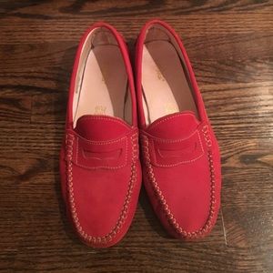 Red suede loafers ***make an offer***