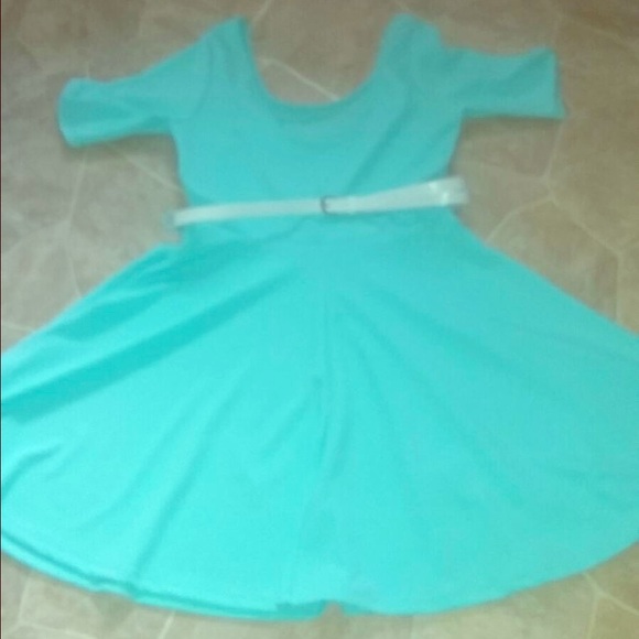 Mint Green Fashion to Figure Skater Style Dress