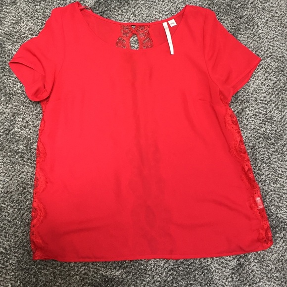 Red blouse