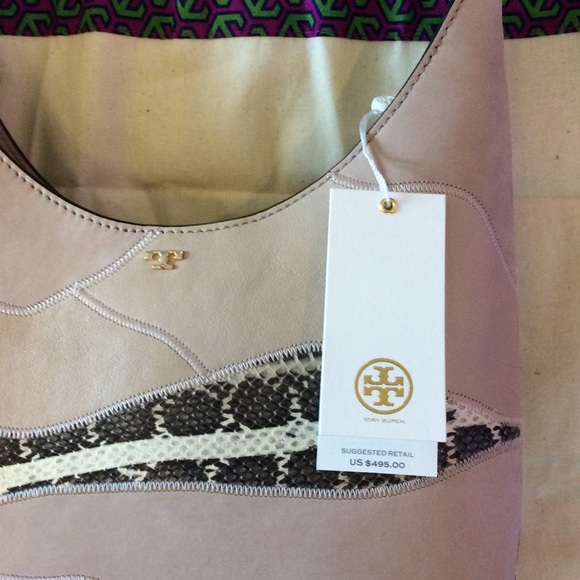 Tory Burch Landscape Patchwork Small Hobo - Picture 4 of 4