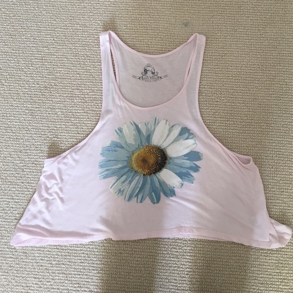 Pink crop top