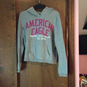 Gray American Eagle Sweatshirt