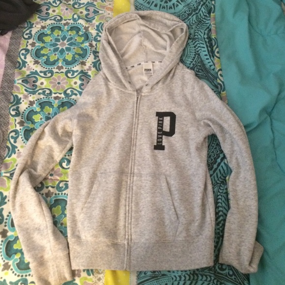 PINK zip up hoodie