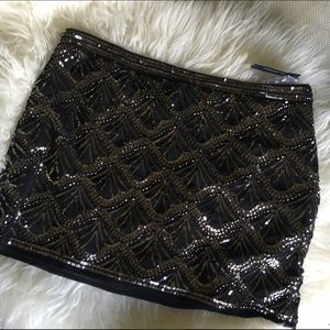 Sequin F21 mini skirt