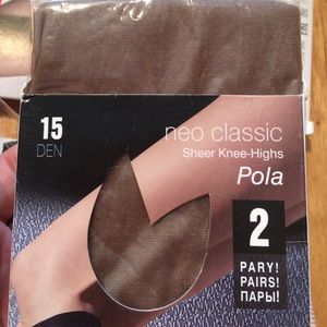 Fiore "polo bezepalcowe" 2 pros knee high stocking Fiore "polo bezepalcowe" 2 pros knee high stocking