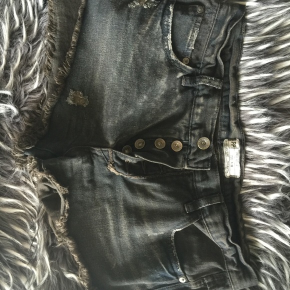 Free people distressed shorts