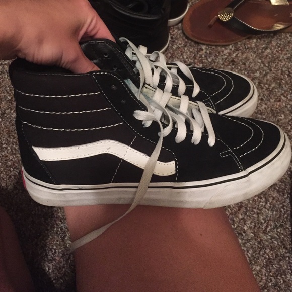 Vans Shoes - Black high top Vans