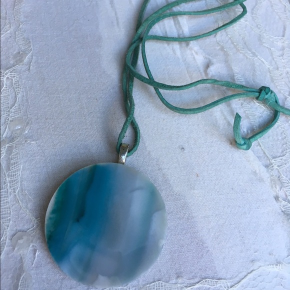 Turquoise / Aqua beautiful stone necklace