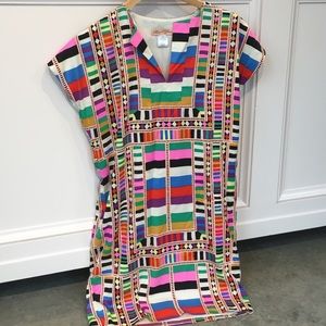 Mara Hoffman shift dress multi colored