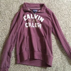 Calvin College Half-way zip up