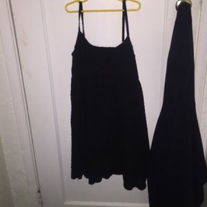 Black skater dress