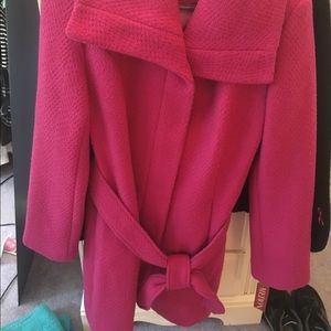 Merona pink fleece coat