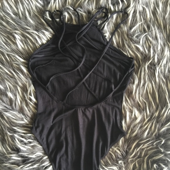 Strappy body suit