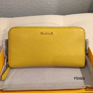 Fendi crayon wallet for women