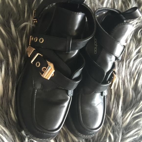 Boohoo chunky shoes