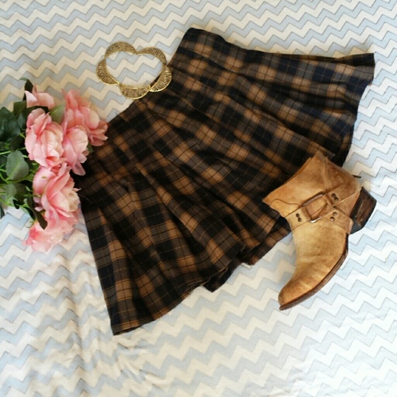 Plaid Mini Skirt