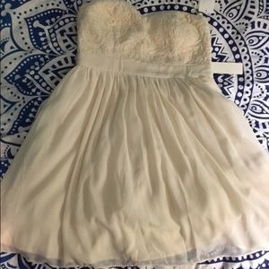 Nordstrom Cream Party Dress