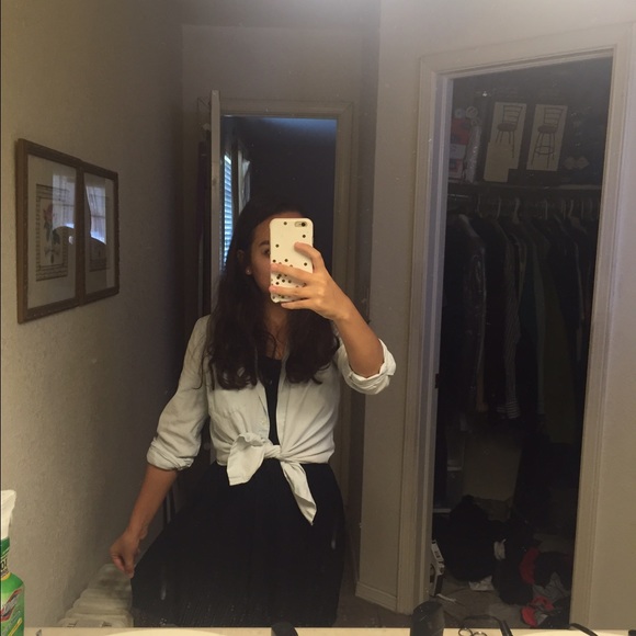 Black Dress and Chambray Shirt Bundle
