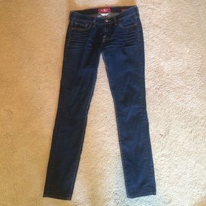 New lucky brand Charlie Skinny dark denim jeans