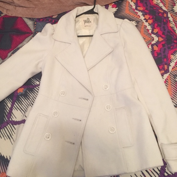 White pea coat