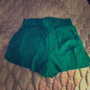 Nordstrom Rack Flowy green shorts