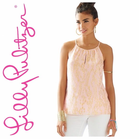 Lilly Pulitzer Tops - 🚫SOLD🚫Lilly Pulitzer Del Mar Top Pink