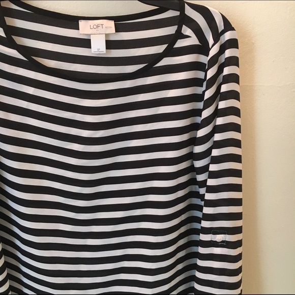LOFT Striped Blouse