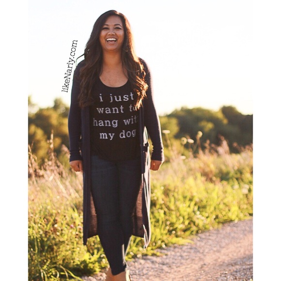 🔹SALE/LAST🔹 Just Want To Hang w/ My Dog Tank - Picture 2 of 2