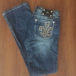 Miss Me Colored Stitching Jeans