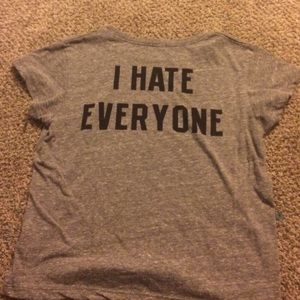 I hate everyone crop top