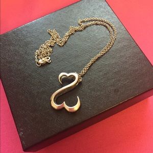 Open heart necklace