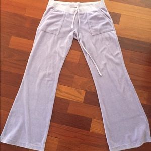 Juicy Couture Lavender Terry Cloth Pants