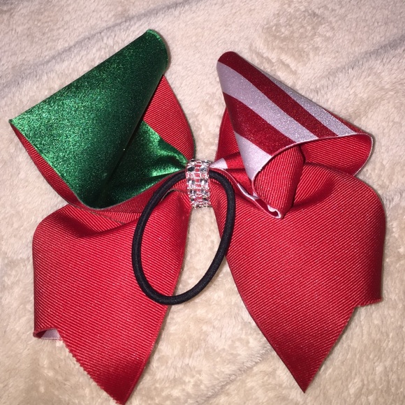 a Christmas theme bow - Picture 2 of 2