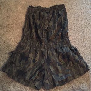 Camo romper from rue 21 - size large