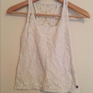 Abercrombie Lace Racerback Tank