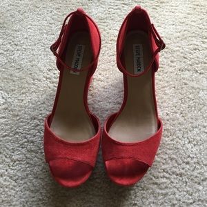 Steve Madden Suede Platforms