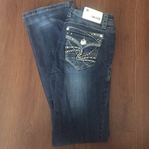 Grace LA Button Pocket Jeans