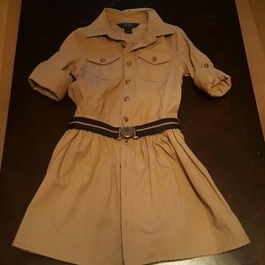 Ralph Lauren Girls Button Up Dress