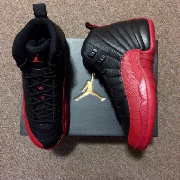 Nike Jordan12 FLU GAME Size 7 2016 VarsityRed