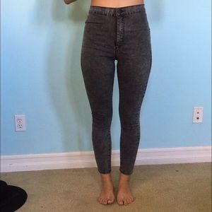 Moto Joni grey wash jeans