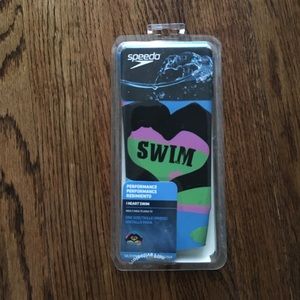 Speedo swim cap.