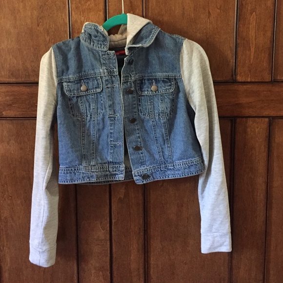Denim/sweatshirt jacket