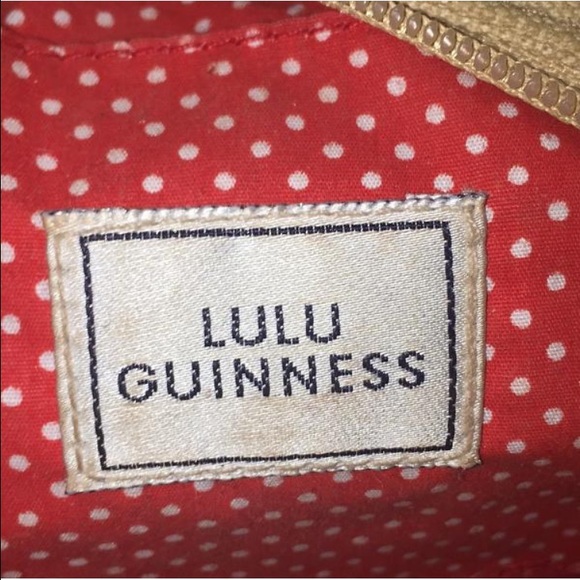 Lulu Guiness straw strawberry clutch - Picture 4 of 4