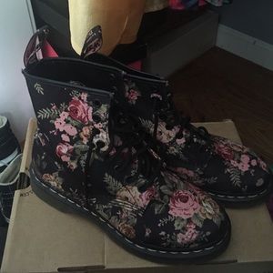 Floral Doc Martens
