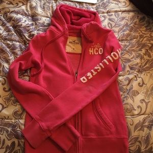 Pink Hollisyer jacket.