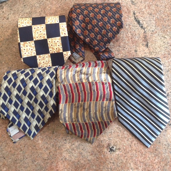 🌟Bundle🌟FIVE Silk Men Ties
