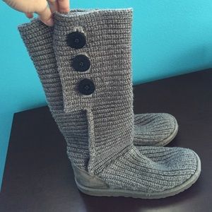 Grey "Classic Cardy II" Ugg boots