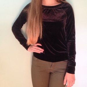 Aerie velvet sweater