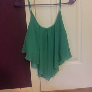 Wet seal cropped top,